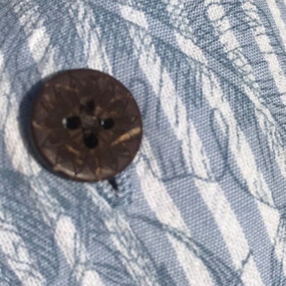 Vintage 90s Caribbean Joe Hawaiian Cotton Buttondown Shirt - Picture 7 of 8